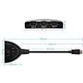 Pikkukuva 5 / 7: HDMI SWITCH SPLITTER 3 till 1 1080p Svart