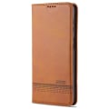 Miniatyrbillede 1 af 11: Effektiv YAZUNSHI Wallet Case - Samsung Galaxy A32 Brun