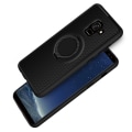 Miniatyrbilde 7 av 11: Samsung Galaxy A8 2018 - Skal med hållare i Karbondesign Röd