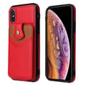 iPhone XR - Skyddsskal med Korthållare Röd