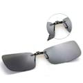 Miniatyrbilde 11 av 11: Effektfulla Clip-on Solglasögon Polarized Svart
