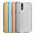 Miniatyrbild 3 av 10: Dubbelsidigt Elegant Silikonskal - Huawei P20 Guld