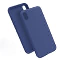 Elegant Silikonskal till iPhone XS Max  (Matt-finish) Marinblå