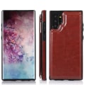 Miniatyrbillede 2 af 11: Genomtänkt Nkobee Skal med Korthållare - Samsung Galaxy Note10+ Röd