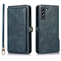 Miniatyrbilde 10 av 11: Elegant 2-i-1 Plånboksfodral i Högvärdigt PU-läder för Samsung Galaxy A14 5G Grön