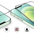 Pikkukuva 7 / 11: Skärmskydd 5-PACK 2.5D 9H 0,3mm iPhone 12 Pro Svart