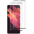 Miniatyrbillede 2 af 10: 2-PACK Galaxy S21 CASE-Friendly Skärmskydd 0,3mm Svart