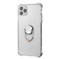 Smidigt Skal med Ringhållare - iPhone 11 Pro Silver