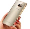 Samsung Galaxy S7 Edge - Stilrent Silikonskal från LEMAN Silver