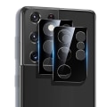 Miniatyrbilde 11 av 11: 3-PACK Galaxy S21 Ultra Høy kvalitet 2.5D Kameralinsbeskytter Svart
