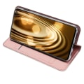 Miniatyrbild 6 av 11: Stilrent Fodral med Kortfack DUX DUCIS - Samsung Galaxy S10e Roséguld