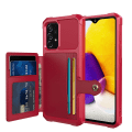 Miniatyrbilde 3 av 10: Smidigt Skal med Korthållare - Samsung Galaxy A13 4G Roséguld