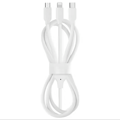 Miniatyrbilde 2 av 4: Effektfull 3 in 1 Micro USB Type-C Lightning Laddningskabel Vit