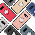 Miniatyrbillede 5 af 11: Skyddande Floveme Skal med Ringhållare - Samsung Galaxy S10e Svart