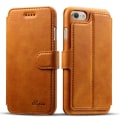 Pikkukuva 2 / 11: Fodral i Retro-design av LÄDER till iPhone 6/6S Svart
