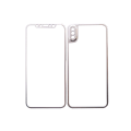 Pikkukuva 7 / 11: iPhone X/XS Skärmskydd i Aluminium Fram och Bak (HuTech) Silver