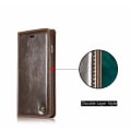 Miniatyrbillede 10 af 11: CASEME Praktiskt Fodral med Kortplats till iPhone 6/6S Brun