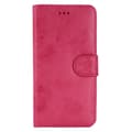 iPhone 8Plus - Silk-Touch Etui med Pung og Skal Rosa