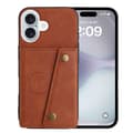 iPhone 16 Kortfacksskal  Stil & Skydd Brun