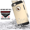 Pikkukuva 1 / 11: Händig Robust Hybrid Armor Skal till iPhone 7 från FLOVEME Blå