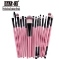 Miniatyrbilde 2 av 11: 15st Sminkborstset från KABUKI, 12 olika färger ROSA/ROSEGOLD