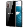 Miniatyrbillede 1 af 10: Samsung Galaxy Note 20 - Stöttåligt Silikonskal Transparent/Genomskinlig