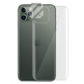 Miniatyrbilde 4 av 11: 3-in-1 Fram- & Baksida Kameralinsskydd iPhone 12 Pro Max Transparent/Genomskinlig