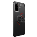 Pikkukuva 8 / 11: Smidigt Skal med Ringhållare - Samsung Galaxy S20 Plus Svart/Röd