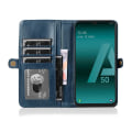 Miniatyrbillede 10 af 11: Samsung Galaxy A50 - Elegant Dubbel Plånboksfodral Mörkgrön