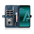 Pikkukuva 11 / 11: Samsung Galaxy A50 - Elegant Dubbel Plånboksfodral Mörkblå