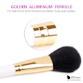 Pikkukuva 4 / 11: Elegant borstset fr�n DUcare i 8 delar inklusive v�ska Vit