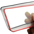 Pikkukuva 7 / 7: 2-PACK HuTech Skärmskydd med Aluminiumram för iPhone XR Svart