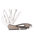 Miniatyrbillede 2 af 6: Praktisk Multifunktionell 14-1 Fickkniv Swiss Army Knife Svart