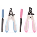 Pikkukuva 2 / 10: Pet Grooming Tools Nagelsax och Nagelfil för Djur Storlek: Liten Blå