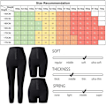 Miniatyrbillede 9 af 11: Kvinnors Yogashort Yogabyxor Hög Midja Gym Leggings Svart XL