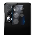 Miniatyrbild 4 av 11: 2-PACK Galaxy S21 Ultra Högkvalitativt 2.5D Kameralinsskydd Svart