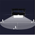 Pikkukuva 4 / 6: Professionell Solcells PIR Automatisk Utomhusbelysning 20 LED