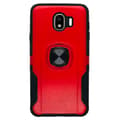 Samsung Galaxy J4 2018 - Elegant Leman Skal med Ringh�llare Röd