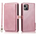 Elegant Plånboksfodral - iPhone 13 Roséguld