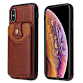 Miniatyrbillede 6 af 11: Genomtänkt Skal med Korthållare - iPhone XR Svart