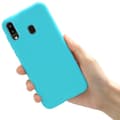 Skyddande Mattbehandlat Silikonskal - Samsung Galaxy A20E Mint