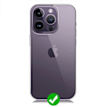 Miniatyrbilde 4 av 11: iP 15 pro max Back Hydrogel Skärmskydd HD 0,2mm Transparent