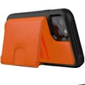 iPhone 11 Pro Max - Genomtänkt Slittåligt Skal med Kortfack Orange