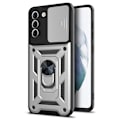 Miniatyrbillede 6 af 11: Samsung Galaxy S22 Plus - Stiligt Armor Skal med Ringhållare Svart