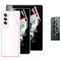 Miniatyrbild 1 av 11: 2-PACK 4-in-1 Hydrogel Skärmskydd Samsung Galaxy Z Fold 3 Transparent
