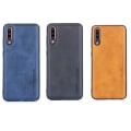 Pikkukuva 5 / 11: Samsung Galaxy A70 - Robust Skyddsskal Pu-Läder Ljusbrun