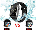 Pikkukuva 6 / 11: Apple Watch S1/S2/S3 38/42mm Mjukt Sk�rmskydd PET + PMMA Svart 38mm