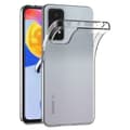 Skyddande FLOVEME Silikonskal - Xiaomi Redmi Note 11 Pro 5G Genomskinlig
