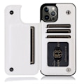 Miniatyrbillede 10 af 11: Glat NKOBEE etui med kortrum - iPhone 12 Pro Max Mörkblå
