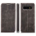Miniatyrbilde 4 av 11: Smidigt Vintage Pl�nboksfodral - Samsung Galaxy S10+ Röd
